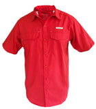 Camisa RIVER Hombre Manga corta. RED Ripstop